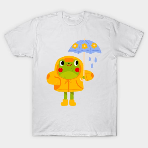 raincoat frog T-Shirt by cmxcrunch